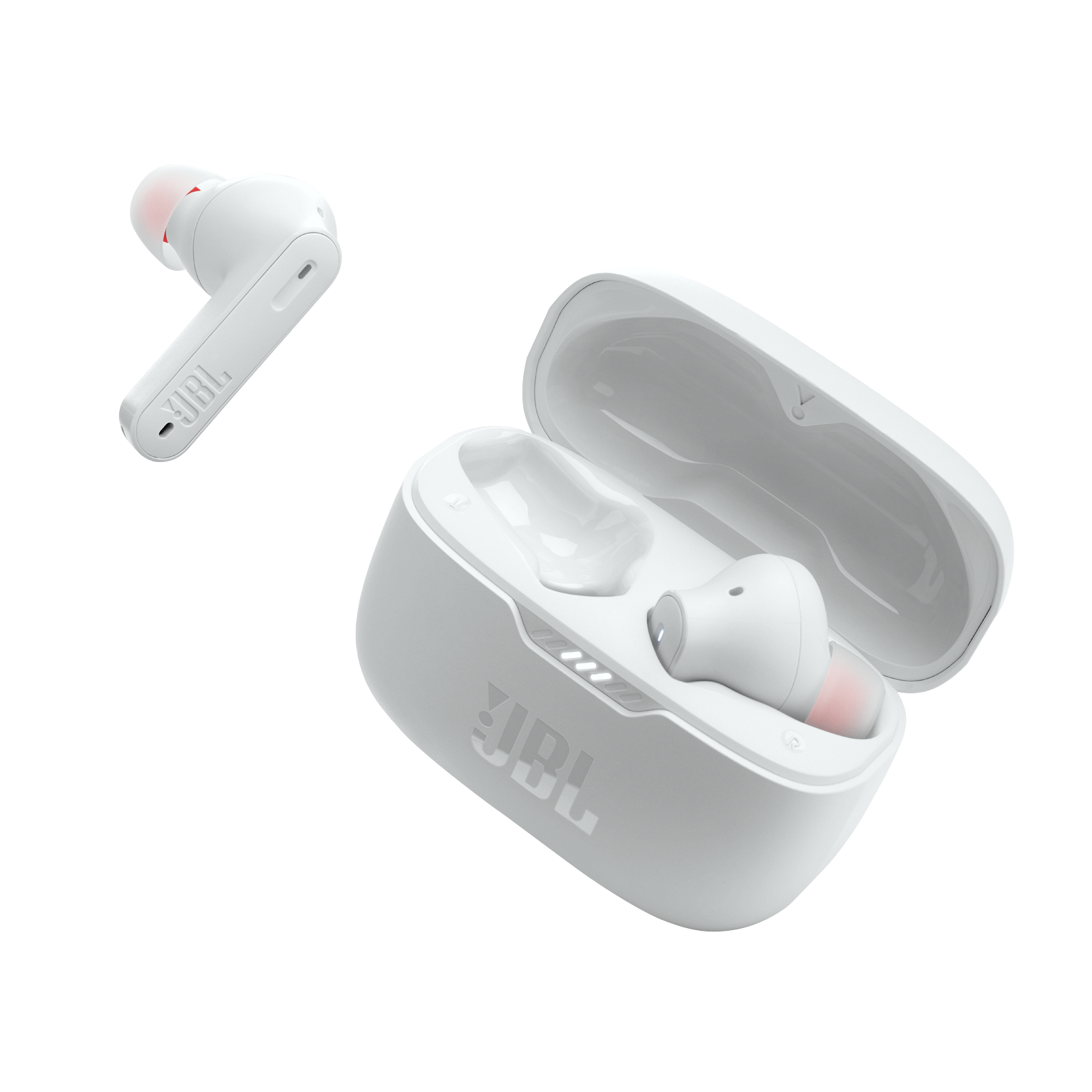 JBL Tune 230NC TWS - White - True wireless noise cancelling earbuds - Detailshot 5